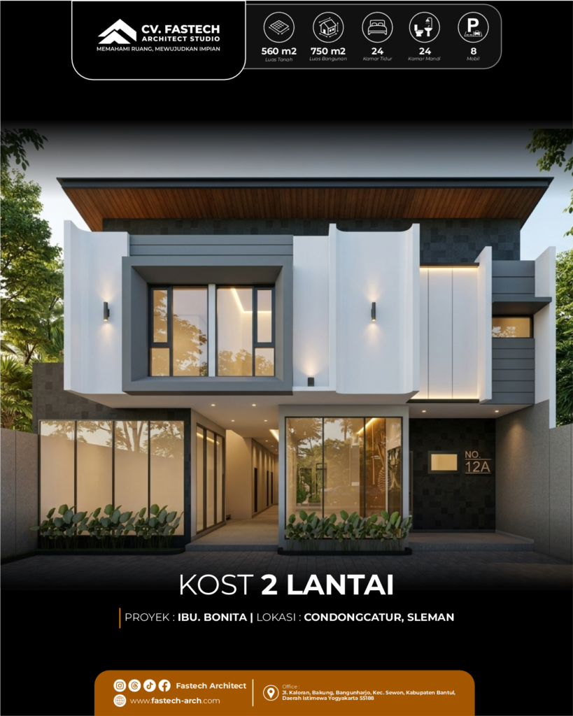 3D KOST 2 LANTAI IBU. BONITA - 1